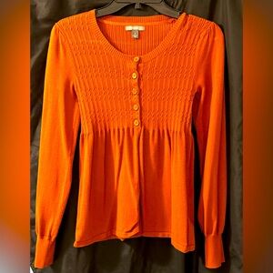 Apt 9 size small women’s autumn ginger spice color sweater.